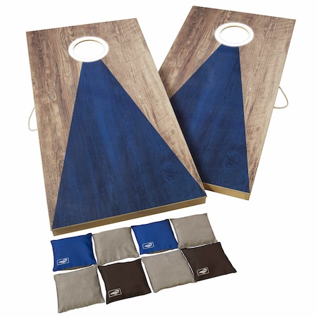 Triumph LED 2X4 Blue/Grey All-Wood Bag Toss 35-8020-3